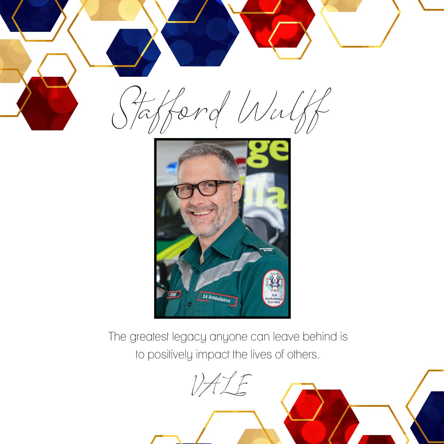 VALE Stafford Wulff